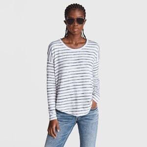 Rag & Bone The Knit Striped Jersey Long Sleeve Sz XS EUC